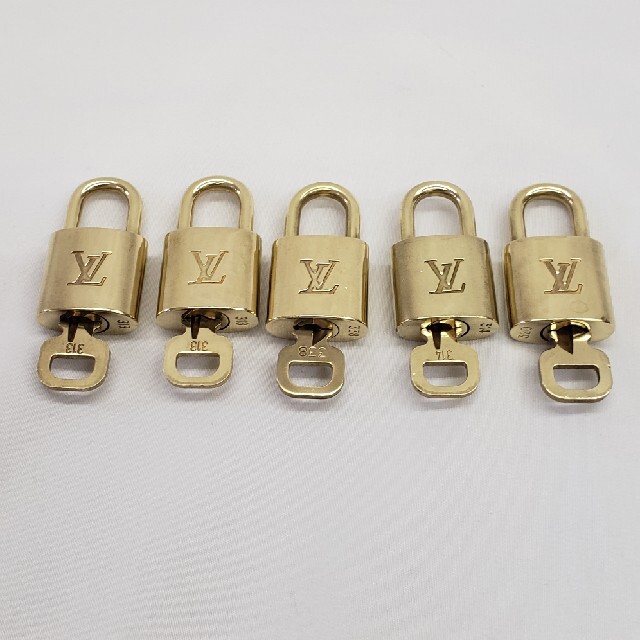 LOUIS VUITTON - ルイヴィトン 鍵 パドッロック 南京錠 5本セットの