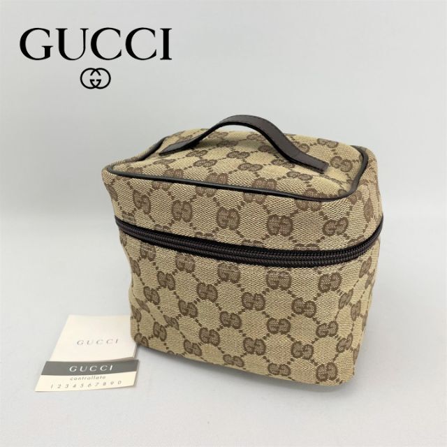 GUCCI - 未使用□グッチ GUCCI□ GGキャンバス アクセサリーポーチ