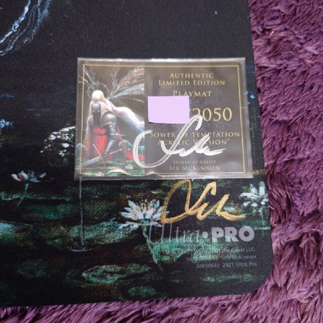 誘惑蒔き/Sower of Temptation サイン入りプレイマット Seb