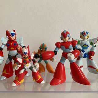 未開封食玩 スーパーマックスロックマン マッスルパワーロックマン 4個