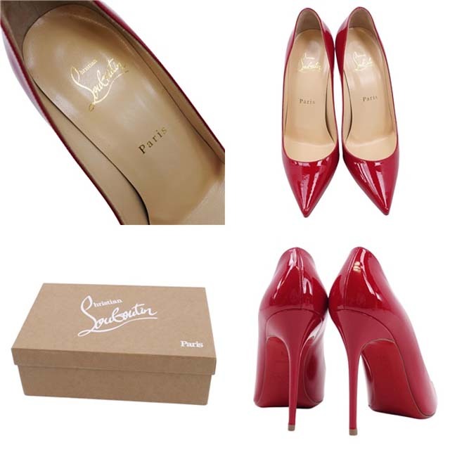 Christian Louboutin - クリスチャンルブタン パンプス エナメルレザー