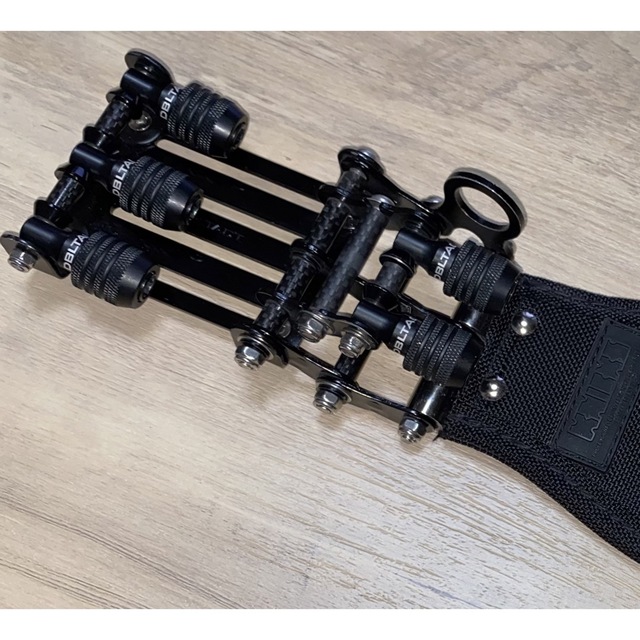 ビットホルダー5P付きベルトループ ブラック×ブルーの通販 by t