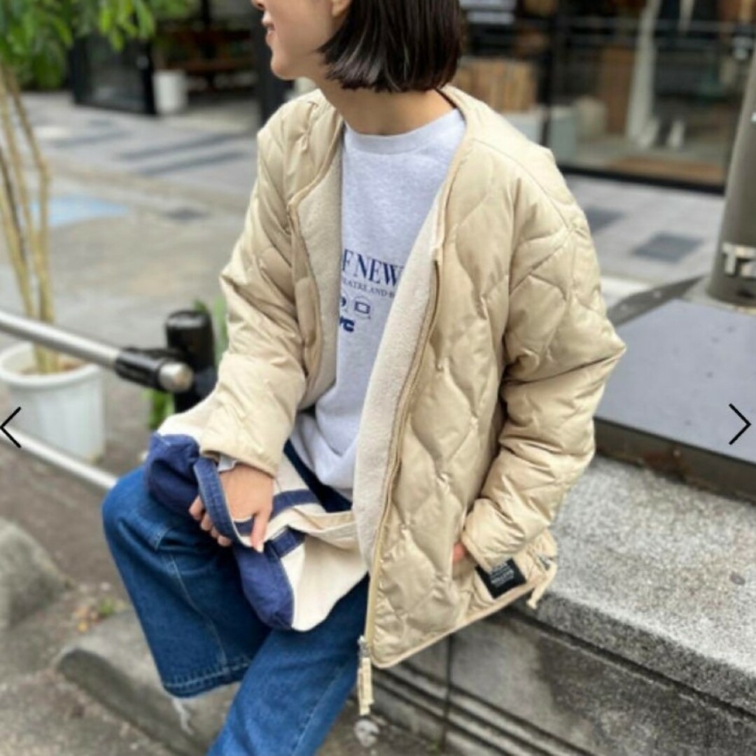 TAION - タイオン NOLLEY'S ミリタリーリバーシブルショートダウンの