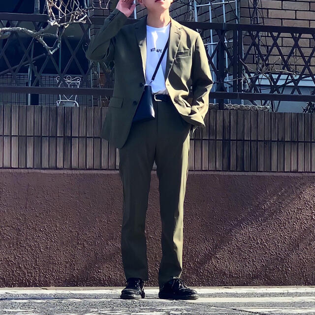 カーキ セットアップの通販 by みっちー's shop｜ラクマ