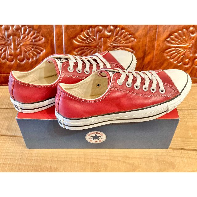 CONVERSE - ☆90s!USA!コンバース オールスター レザー 赤 デッド 227
