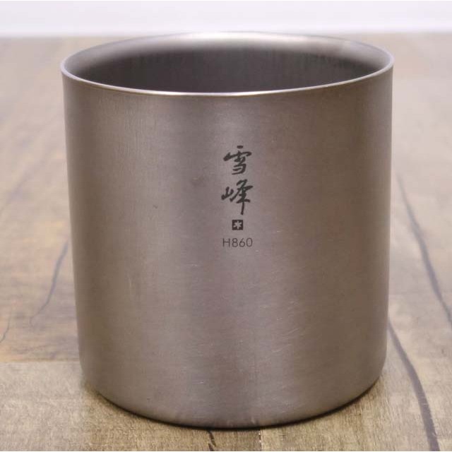 Snow Peak - 廃盤 スノーピーク スタッキングマグ雪峰 H860 チタン