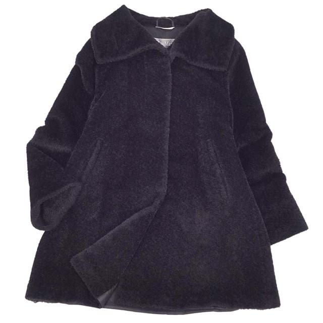 Max Mara - マックスマーラ コート シャギー ツイード アルパカ ウール