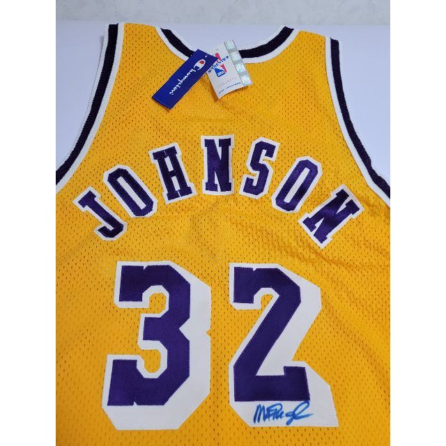 Champion - マジック・ジョンソン 直筆サイン入りユニフォーム #32 NBA