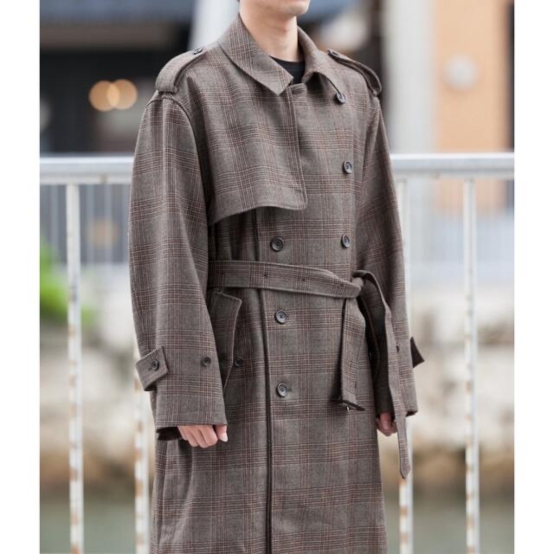 stein - OVERSIZED OVERLAPED TRENCH COAT steinの通販 by ワイ