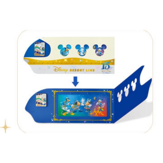 TDS TDL ディズニーリゾートライン 15周年ピンバッジ 東京ディズニー