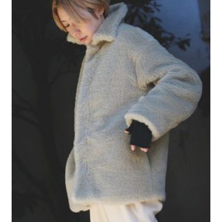 AURALEE - 21aw 新品 試着程度 オーラリー ウール ボア ビッグ