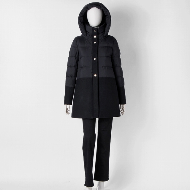 HERNO - ヘルノ HERNO ダウンジャケット レディース ウール切替 A