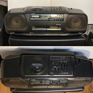 SHARP - 【日本製！シャープCDラジカセ！】SHARPラジカセ QT-50COの