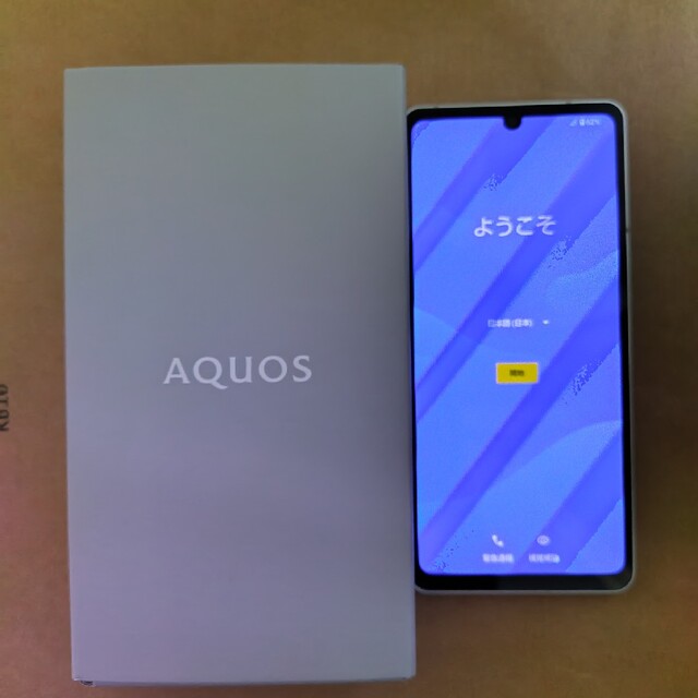 AQUOS - SHARP AQUOS Sense6 スマートフォン 64GB シルバー SH-の通販