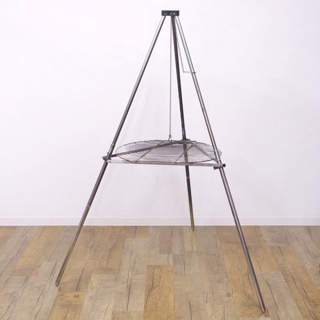 Snow Peak - 廃番 スノーピーク snowpeak ザ 三脚スタンド バック付 ST