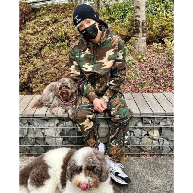 Supreme - セットアップ S カモフラ Supreme Small Box Hoodedの通販