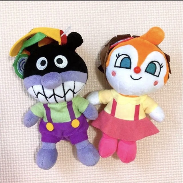 アンパンマン ばい吉 ドキ子 ぬいぐるみ セットの通販 by Åsukaren