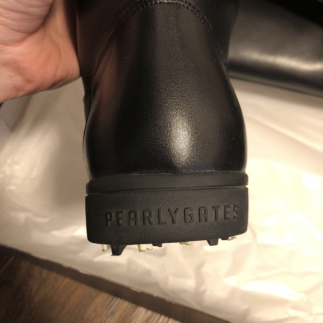 PEARLY GATES - 超レア！ロゴ入りパーリーゲイツスパイクロングブーツ
