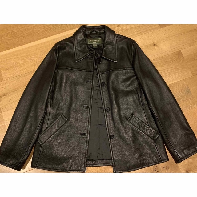 Eddie Bauer - エディーバウアー カーコート レザージャケット 本革