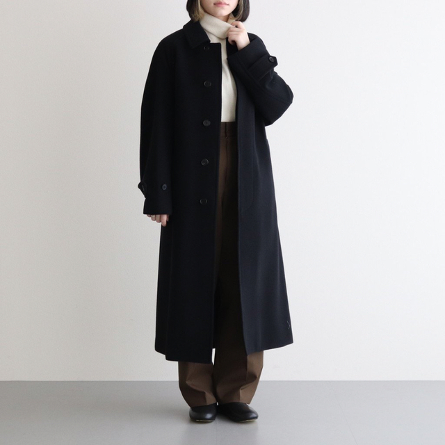 AURALEE - オーラリー ウール カシミヤ ステンカラーコート 21awの通販