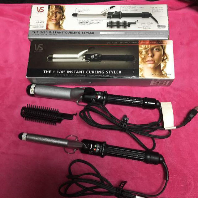 ヴィダルサスーン VSコテ2点セット 32mmと19mm ヘアアイロン カールの