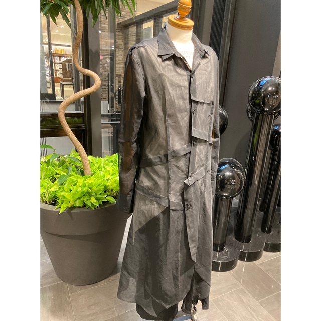 Yasuyuki Ishii - YasuyukiIshii デザイン型ダーツ入り ロングシャツ