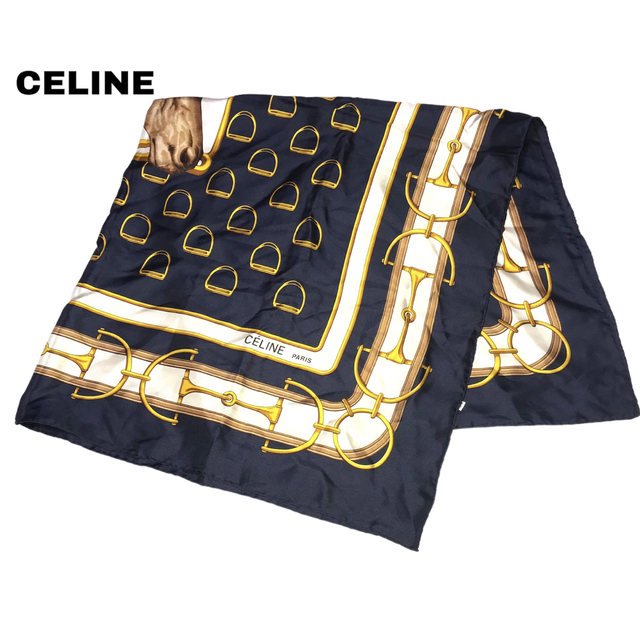 CELINE - CELINE セリーヌ 馬柄シルク大判スカーフ の通販 by kaede