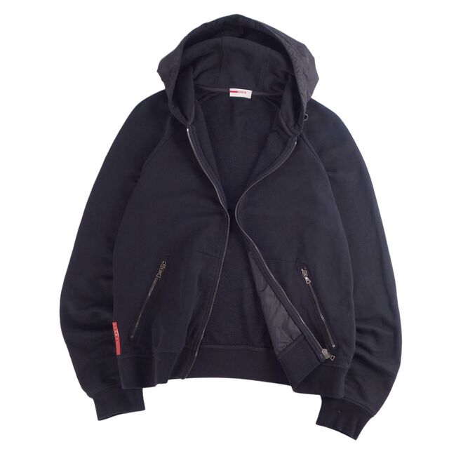 PREMIERE - 美品 プラダ スポーツ PRADA SPORT パーカー ジップアップ