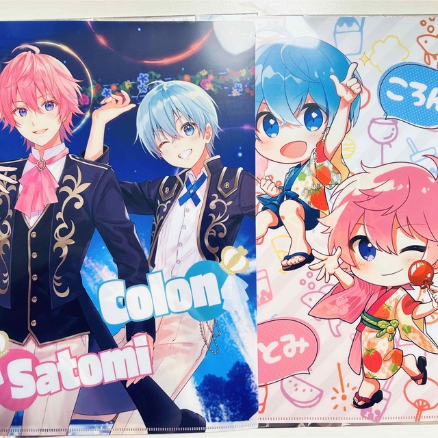 さとみくん ころんくん さところ すとぷり クリアファイルの通販 by