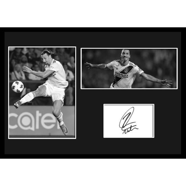 ズラタン・イブラヒモビッチ/サインプリント&証明書付きフレーム1の