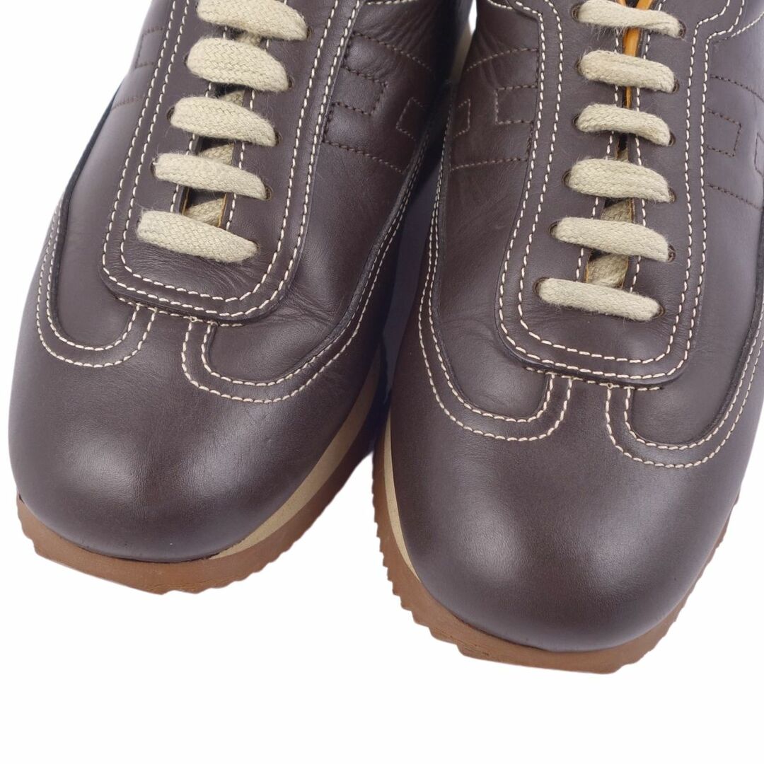 HERMES - エルメス HERMES スニーカー クイック Hロゴ カーフレザー