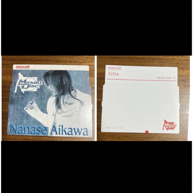 maxell - maxell×相川七瀬 MDオリジナルインデックス、ラベルシール