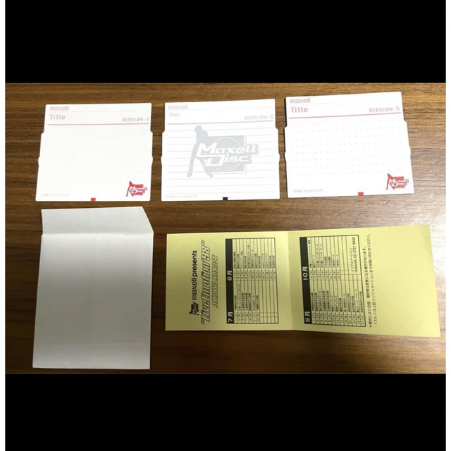 maxell - maxell×相川七瀬 MDオリジナルインデックス、ラベルシール