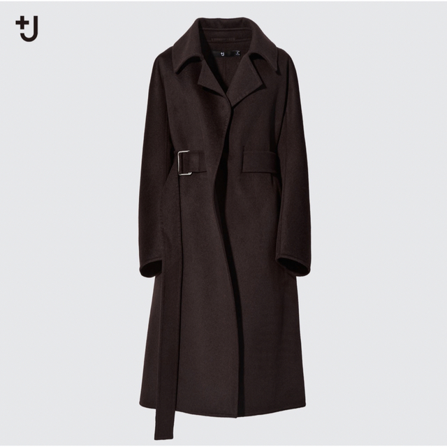 UNIQLO - ユニクロプラスj カシミヤブレンドラップロングコート