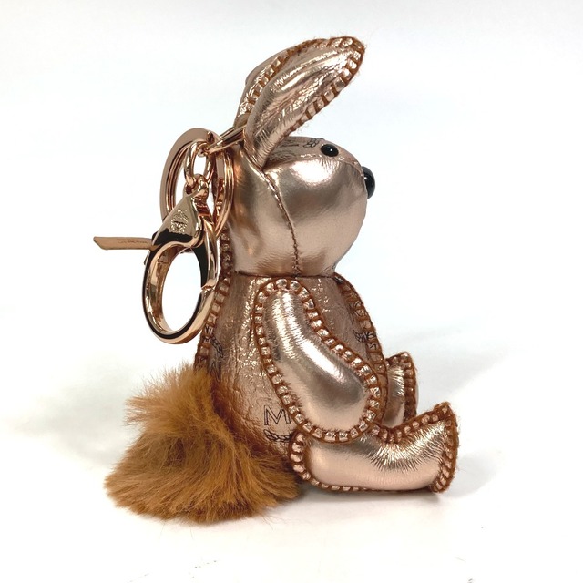 MCM - エムシーエム MCM うさぎ メタリックレザー ファー ヴェセトス