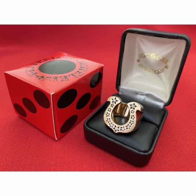 TENDERLOIN - テンダーロイン ホースシューリング 8k ダイヤ 石付