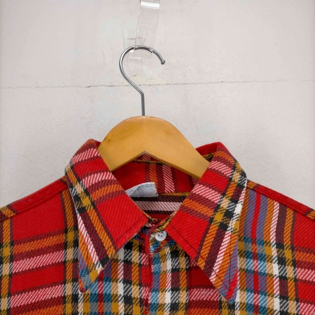 BIG MAC(ビッグマック) 70S 青単タグ チェックネルシャツ メンズの通販