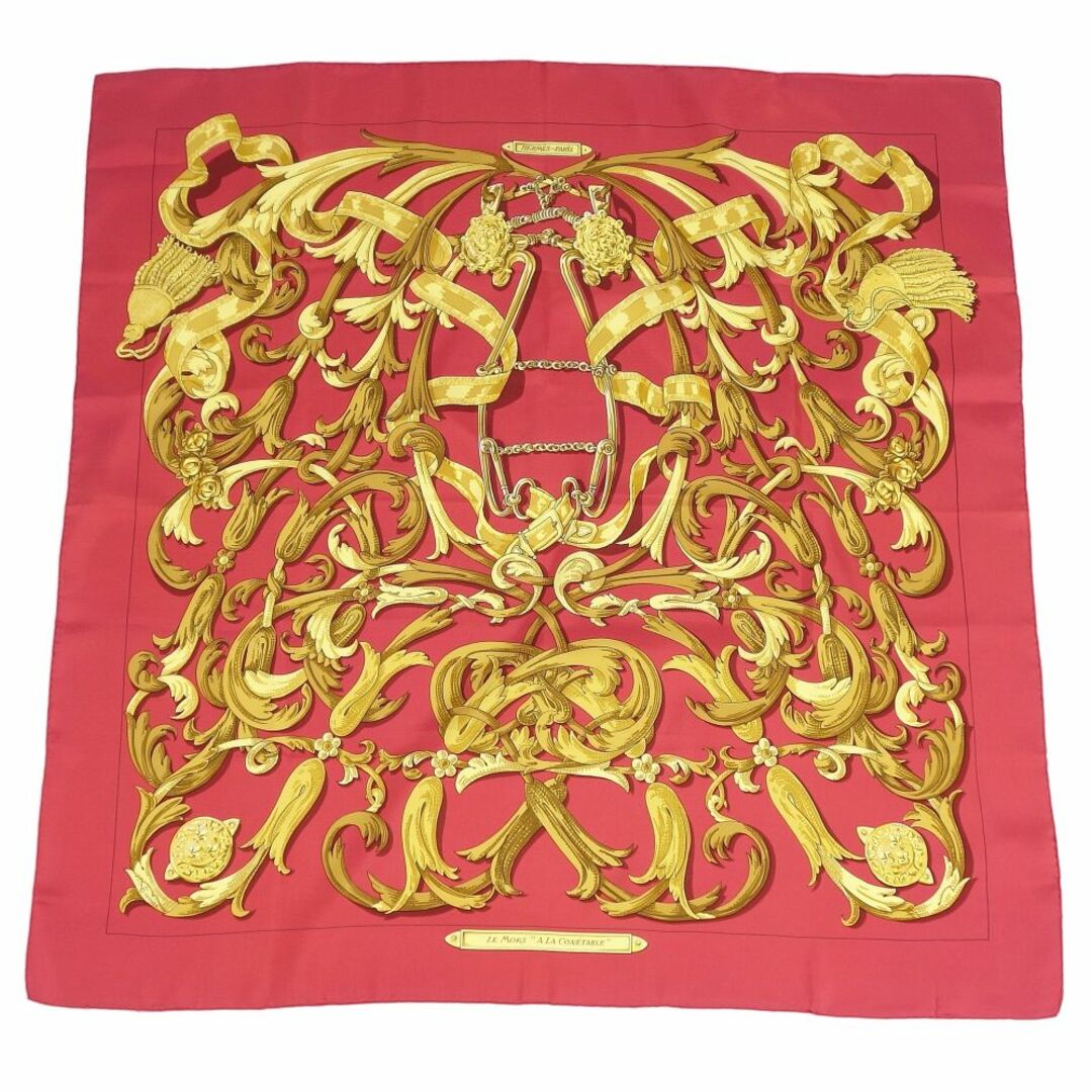 HERMES - 美品 エルメス HERMES スカーフ カレ90 RLE MORS A LA