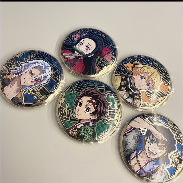 鬼滅の刃 - 鬼滅の奏 レリーフメタル缶バッジ コンプリートの通販 by