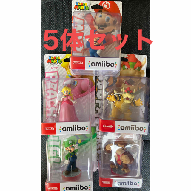 amiibo アミーボ スーパーマリオシリーズ 5点セット未使用品の通販 by