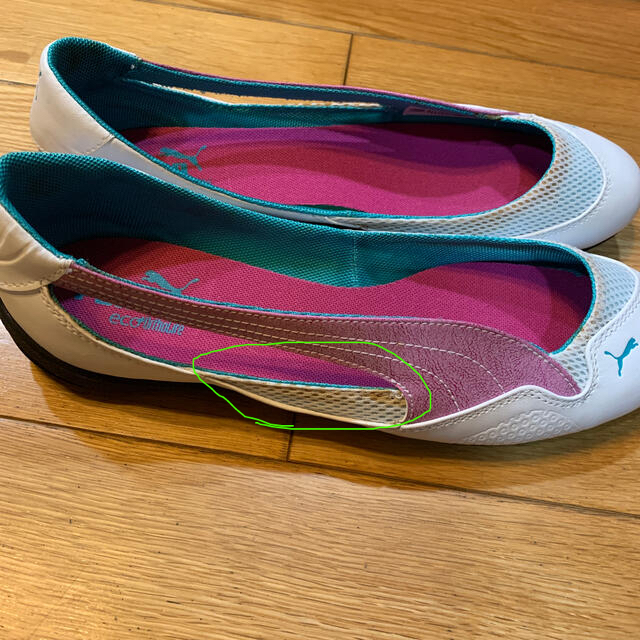 PUMA - PUMA フラットシューズ24.5の通販 by サンチー's shop｜プーマ