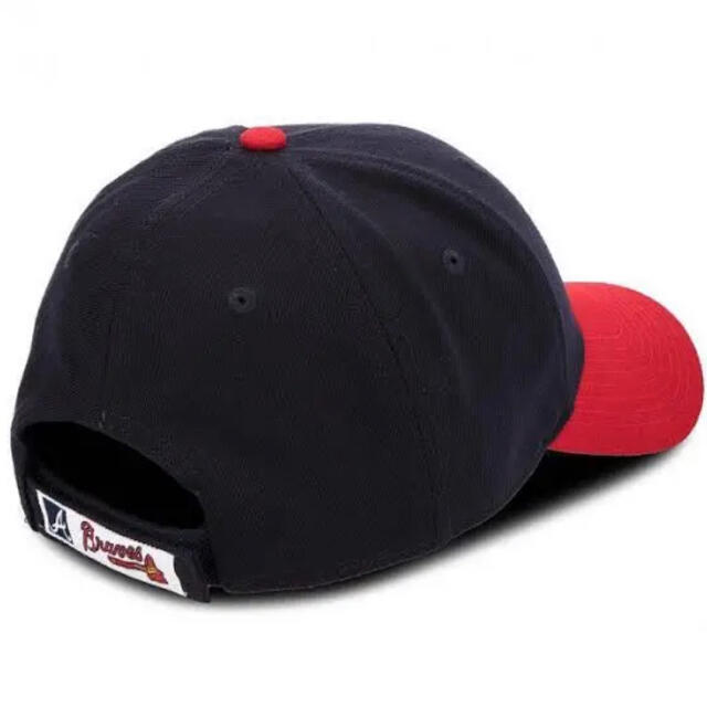 NEW ERA - ニューエラ キャップ ネイビー アトランタ ブレーブス 赤