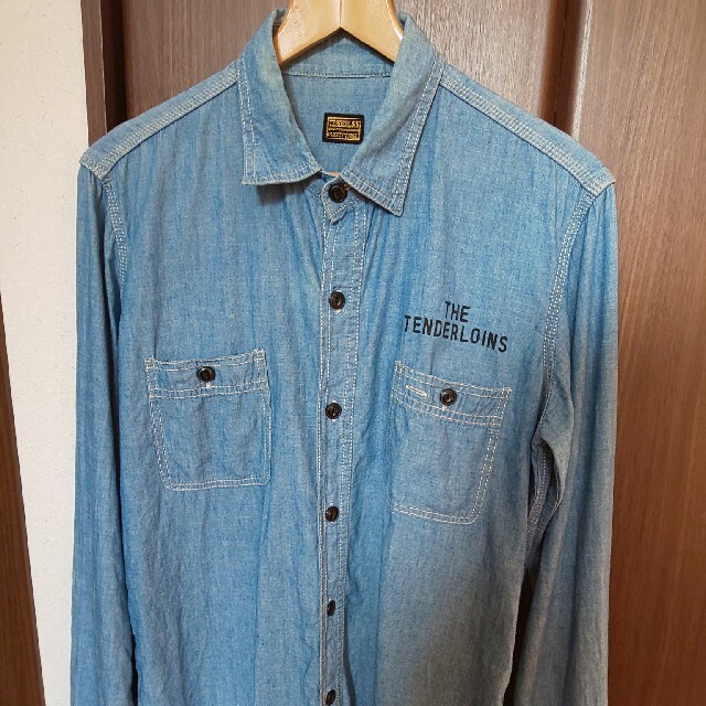 TENDERLOIN - テンダーロイン 名作 シャンブレーシャツ 辺見 レアの