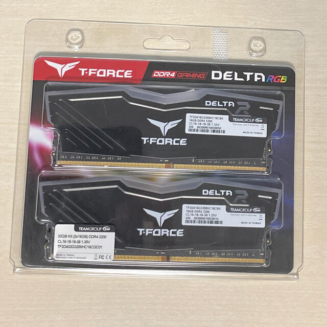 32GB(16GB×2)(DDR4-3200) 値下げ不可 一応ジャンク扱い DDR4 3200(16×2