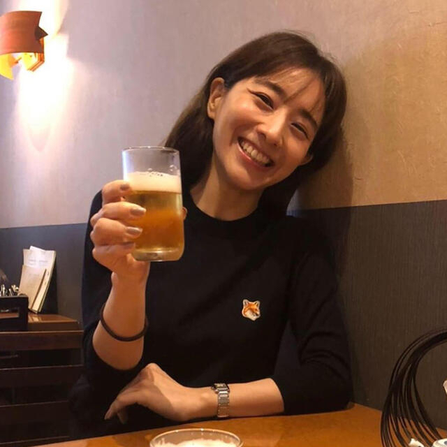 MAISON KITSUNE' - Maisonkitsune キツネ ニット 田中みな実の通販 by