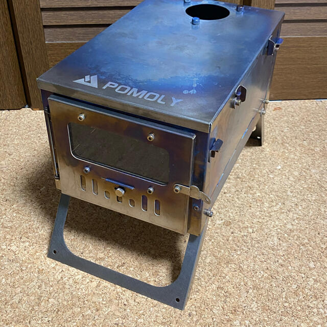 ☆超軽量 POMOLY T1 miniチタン薪ストーブ 4回使用中古品☆の通販 by