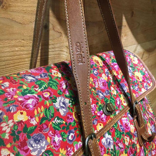 KENZO - 送料込み KENZO 小花柄ボストンバッグ 90年代の通販 by Q's
