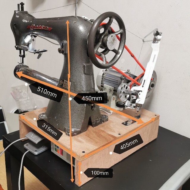 SEIKO - セイコー TE-5 卓上 腕ミシン サーボモーター 工業用ミシン の