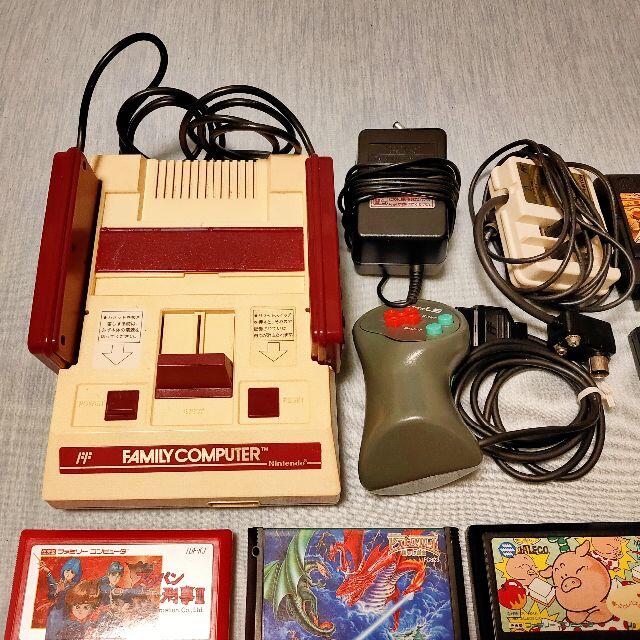 ファミリーコンピュータ - FC ファミコン本体 ソフト9本 周辺機器