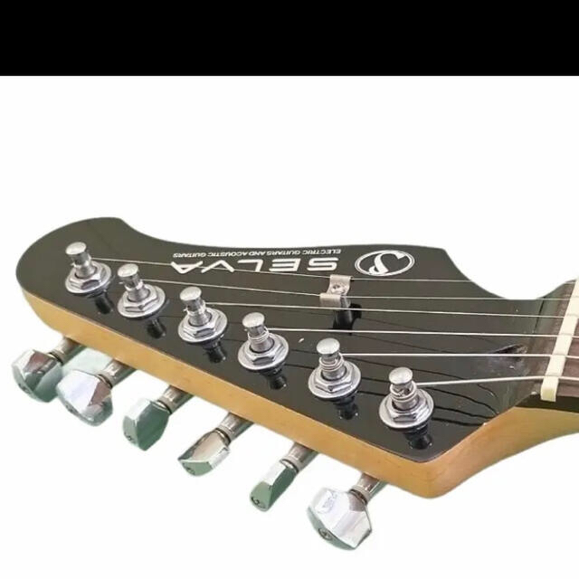 SELVA ストラトキャスタータイプ ブラック 音出し確認済み ソフト